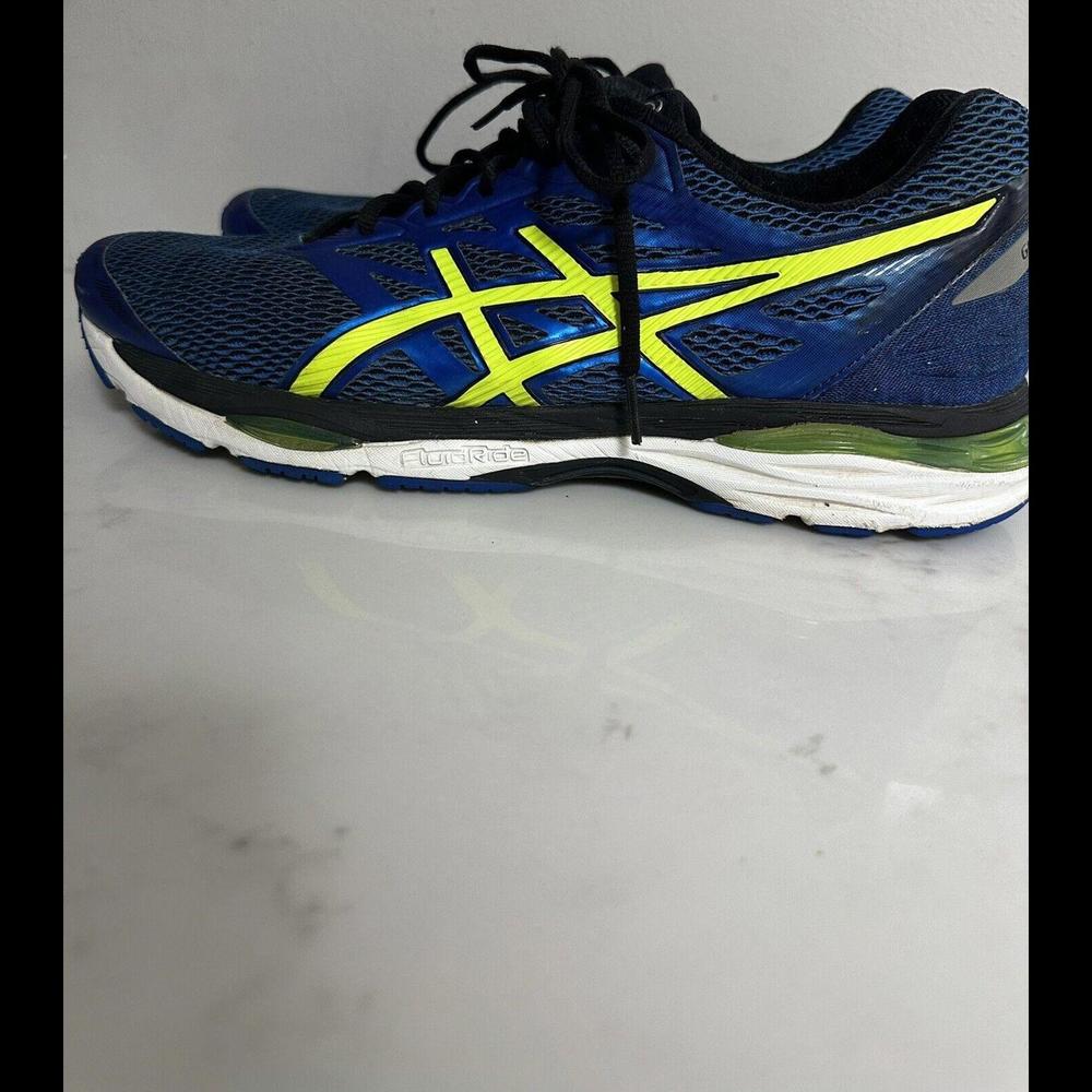 Preowned  Men’s ASICS iGS Gel.Cumulus 18 Running Shoes (Size 13) Blue/Black